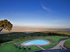 Ngorongoro Sopa Lodge - Aussicht über den Krater