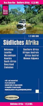 Reise Know-How: Karte Südliches Afrika
