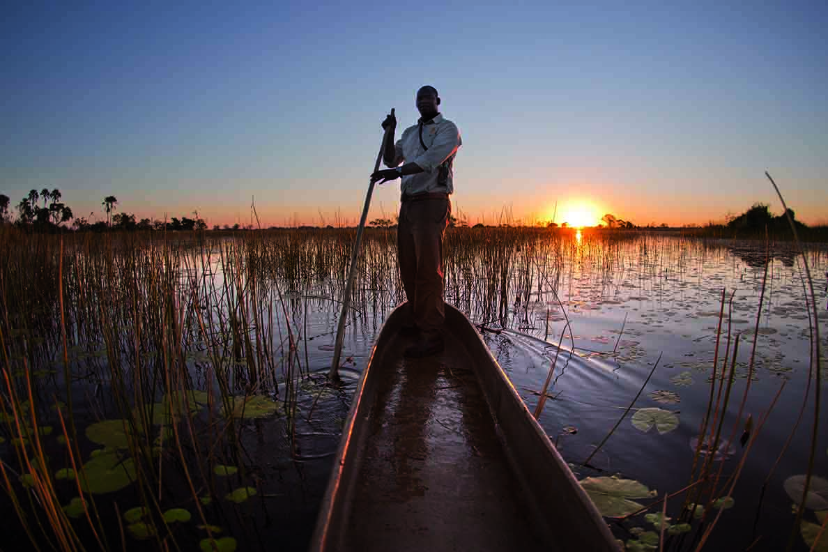 Belmond Eagle Island Lodge - Ausflug mit dem Mokoro