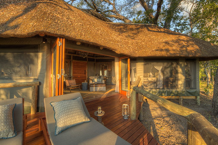 Camp Moremi - Zelt Zimmer