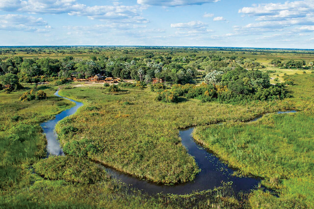 Camp Okavango - Nxaragha Insel mit dem Camp
