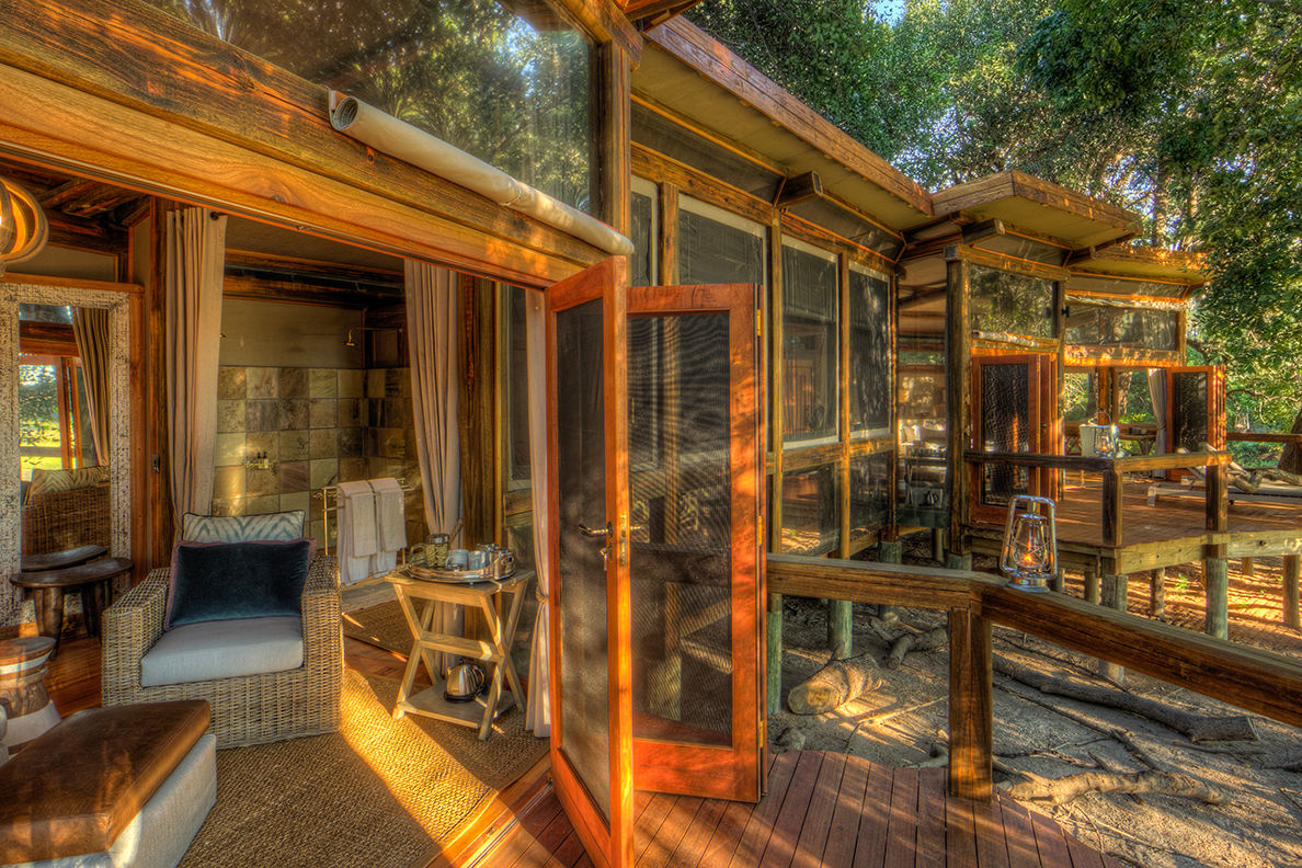 Camp Okavango - Familien-Suite Aussenansicht