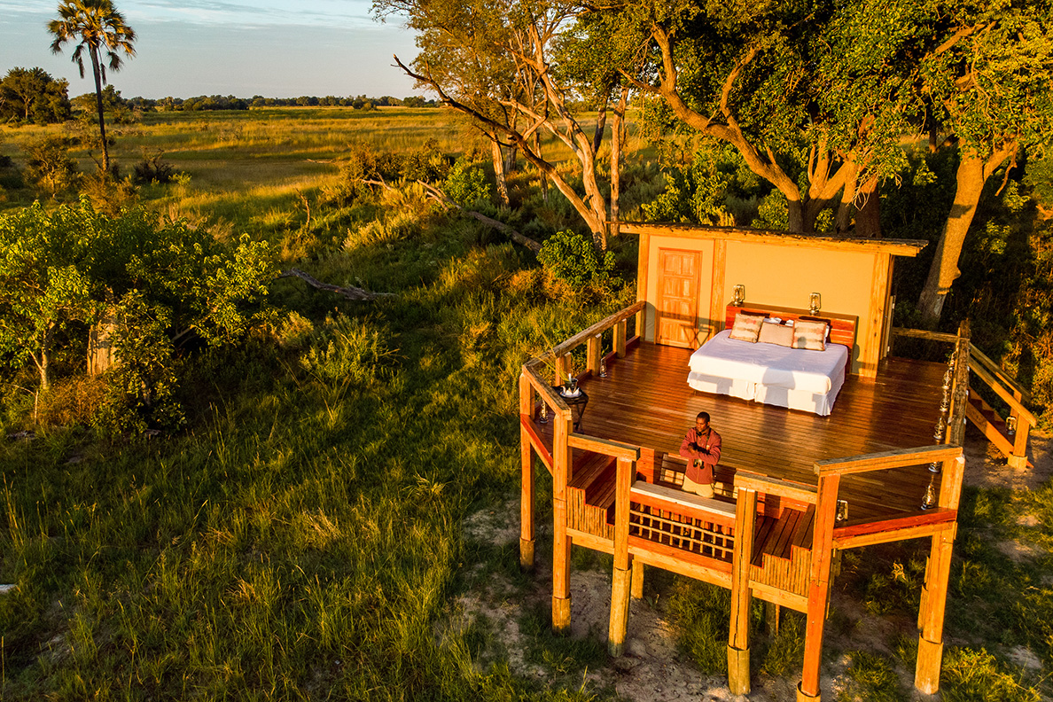 Camp Okavango - Sleep-out Deck, ein unvergessliches Erlebnis