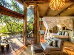 Camp Okavango - Suite mit viel Platz, sowohl Innen als auch Aussen