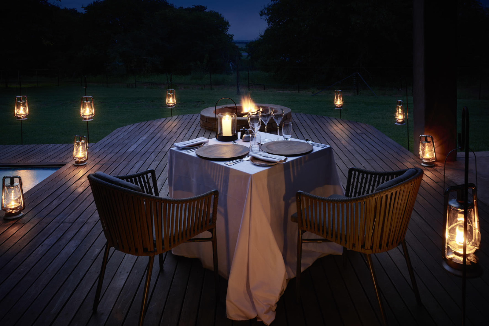 Chobe Chilwero - Bush Dinner