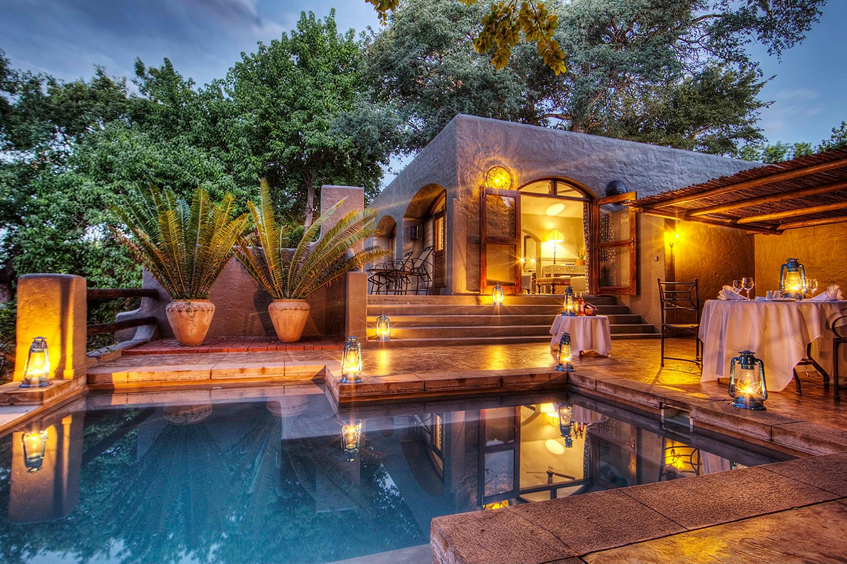 Chobe Game Lodge - Aussenansicht Honeymoon Suite
