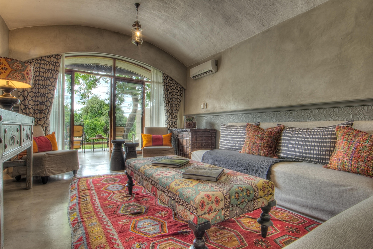 Chobe Game Lodge - Lounge in der Familien-Suite