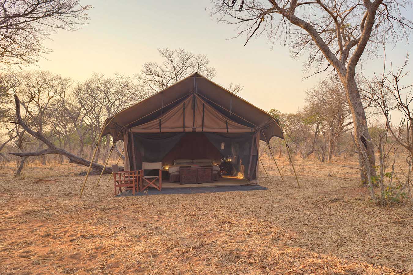 Chobe Under Canvas - Zelt aussen