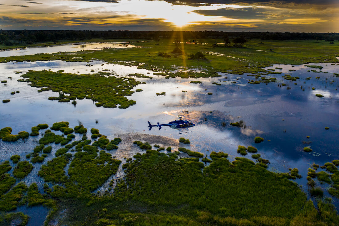 Duke's Camp - Helikopter Rundflug