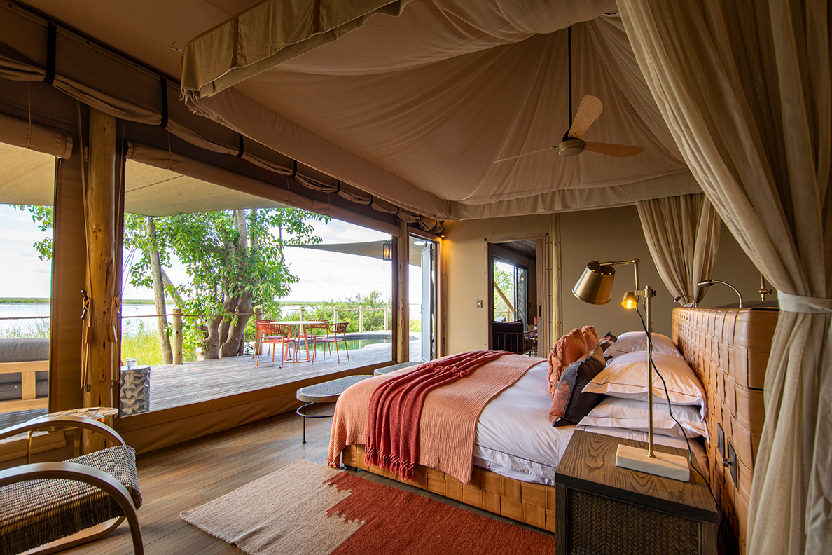 Schlafzimmer mit Aussicht