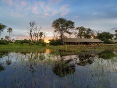 Gomoti Plains Camp, Ansicht über die Lagune