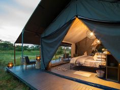 Gomoti Plains Camp, Zelt