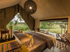 Gomoti Plains Camp, Zelt