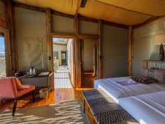 Kalahari Plains Camp, Familien-Zelt Zimmer