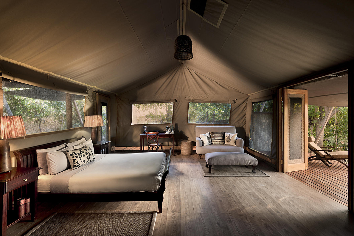Linyanti Bush Camp - Zelt Zimmer