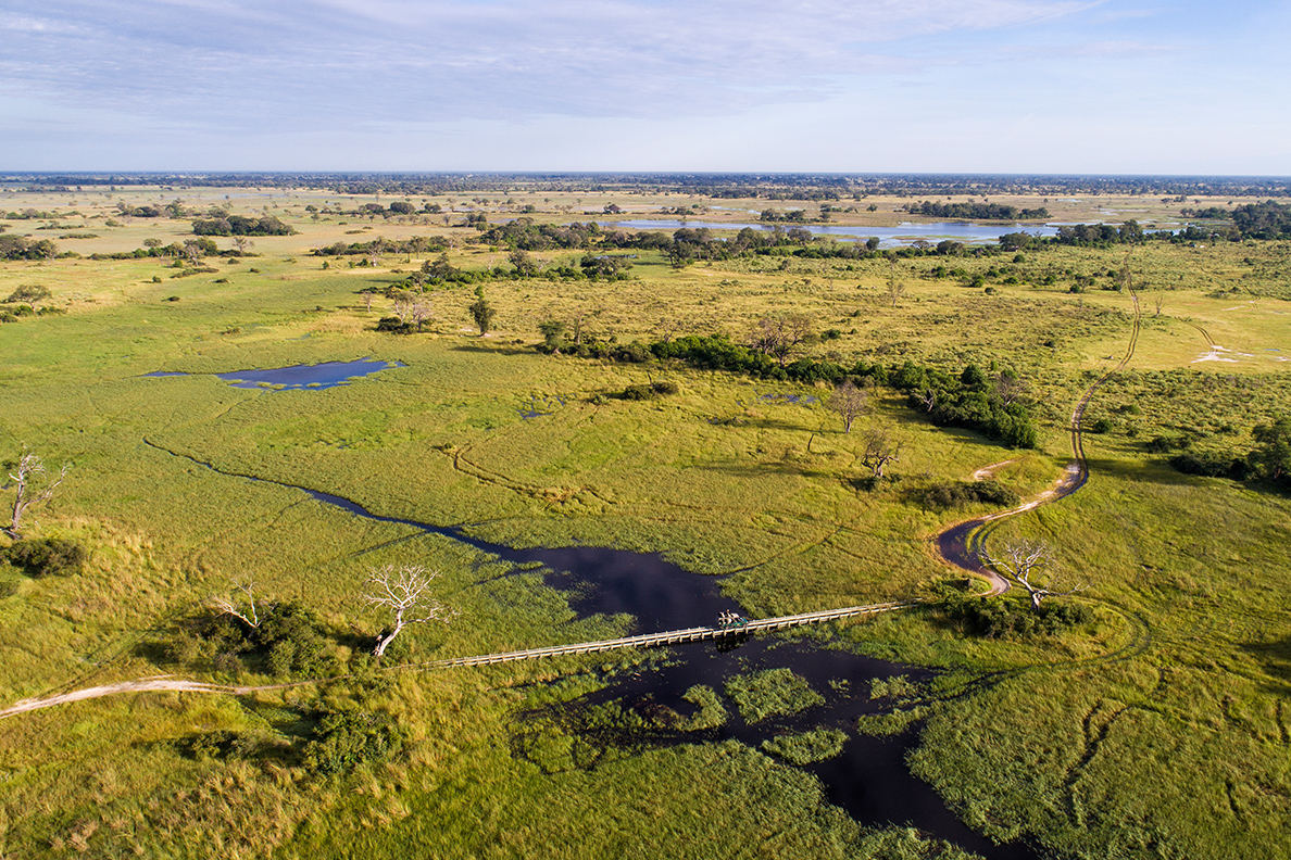 Mapula Lodge - Lagune bei der Lodge