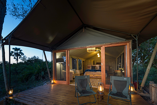 Pelo Camp, Zelt Zimmer
