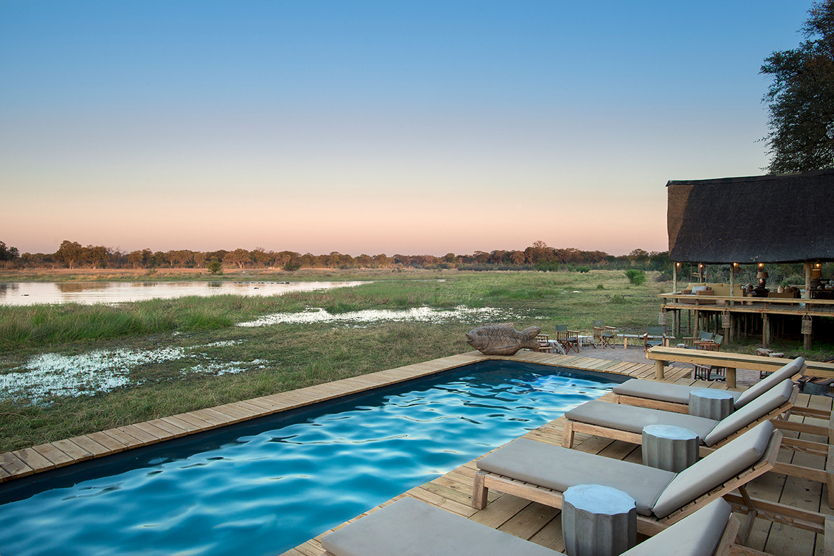 Sable Alley Camp - Pool mit Aussicht