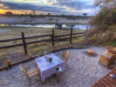 Savute Safari Lodge - Romantisches Abendessen