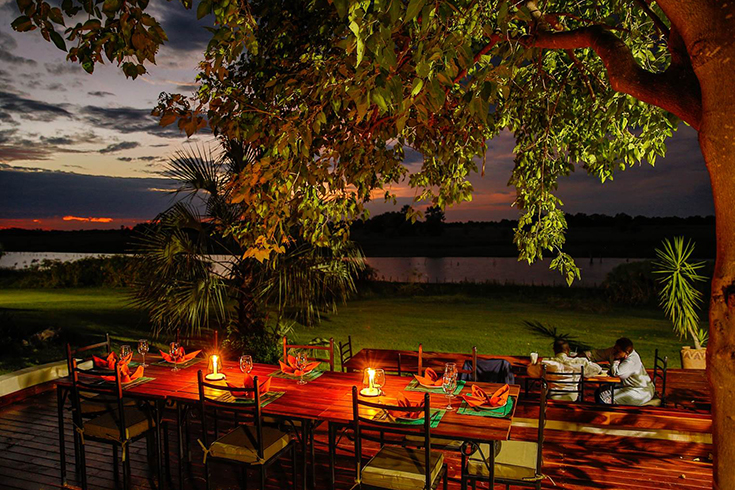 Thamalakane River Lodge - Dinner