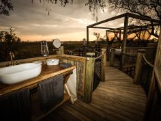 Tuludi Camp - Sky Suite Badezimmer unter freiem Himmel
