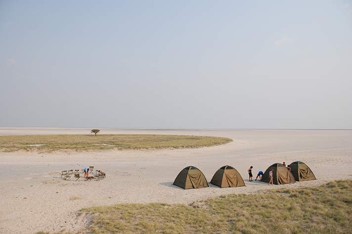 Botswana Overland Safari - Campsite