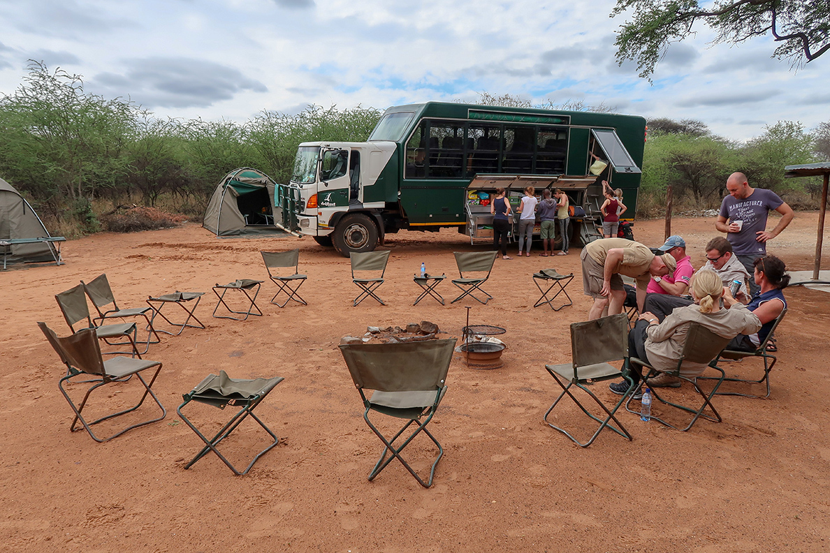 Botswana Overland Safari - Campsite