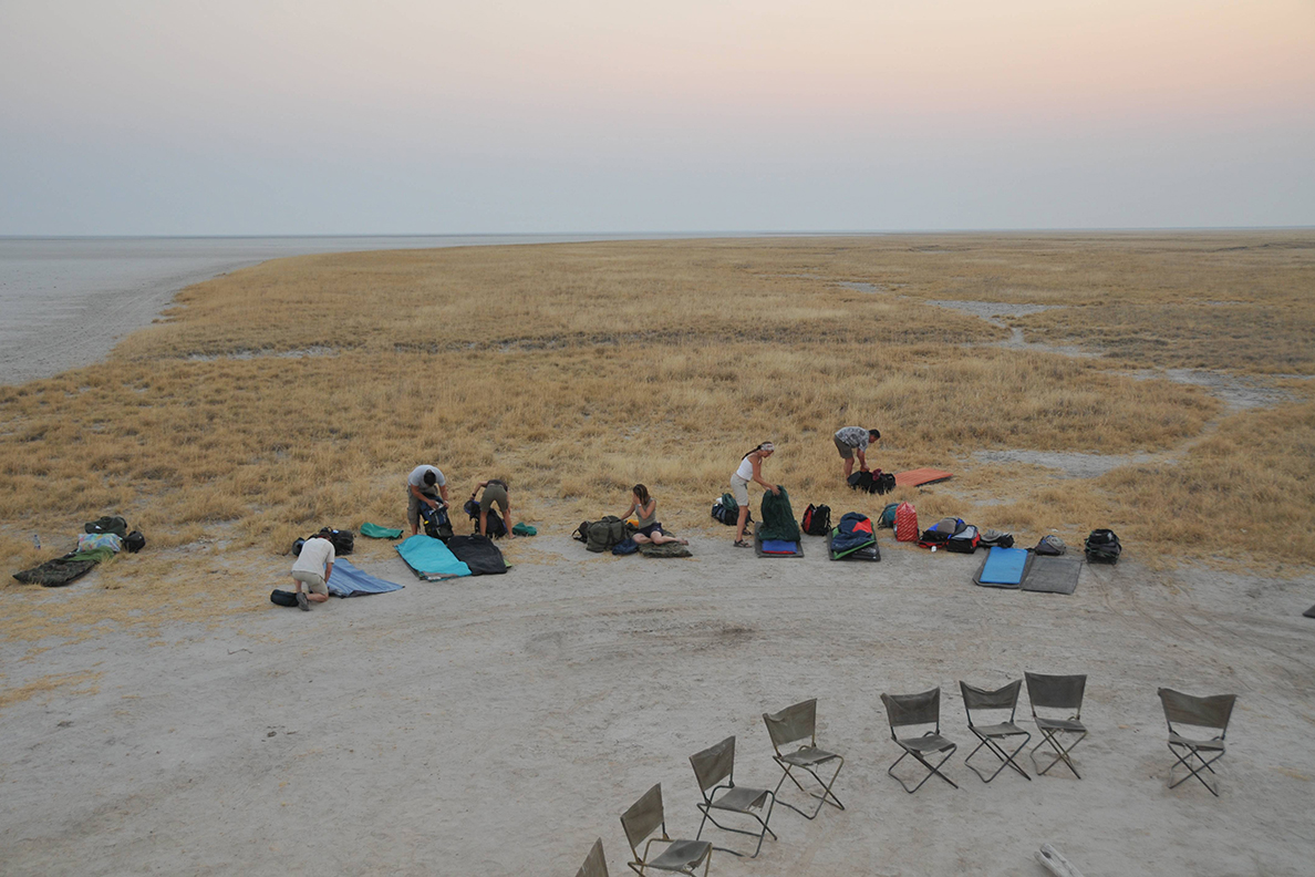 Botswana Overland Safari - Schlafen unter freiem Sternenhimmel