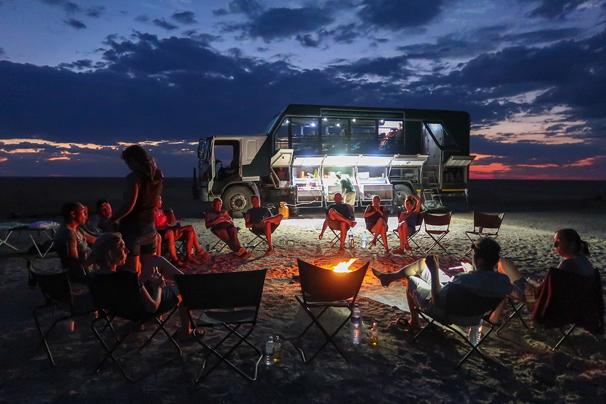 Botswana Overland Safari - Campfire
