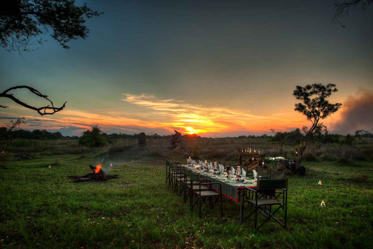 Abendessen Kanana Camp