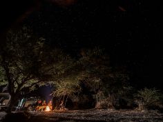 Kalahari Trail - Camp by night
