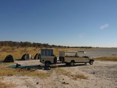 Kalahari Trail - Camp in der Nxai Pan