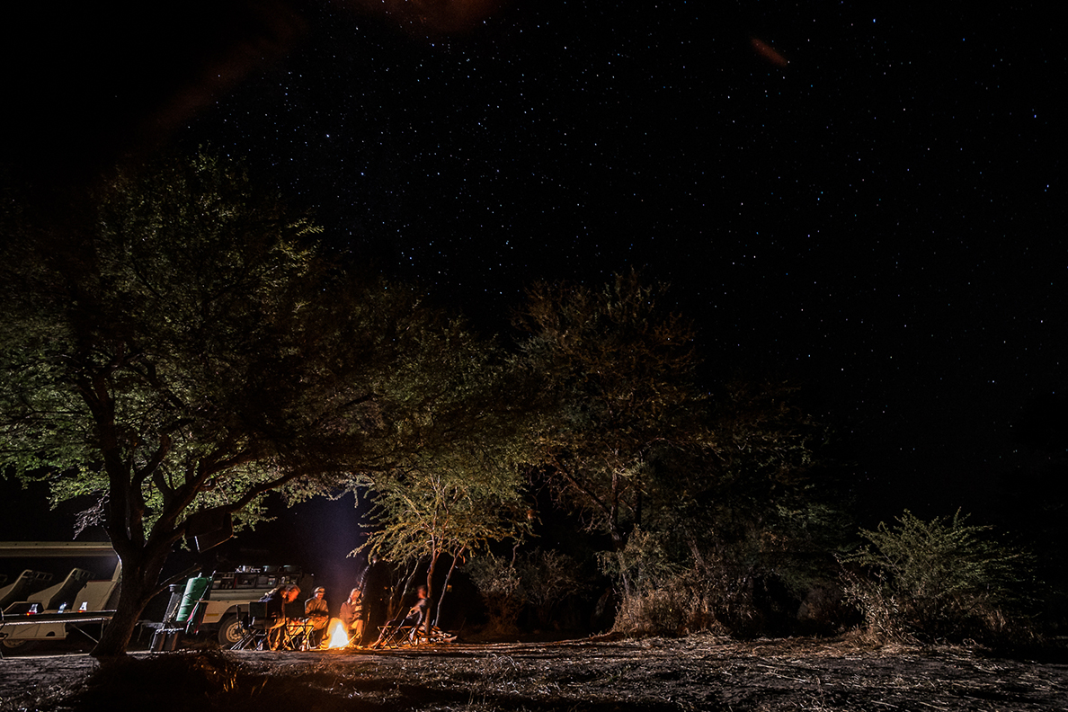 Camp by night