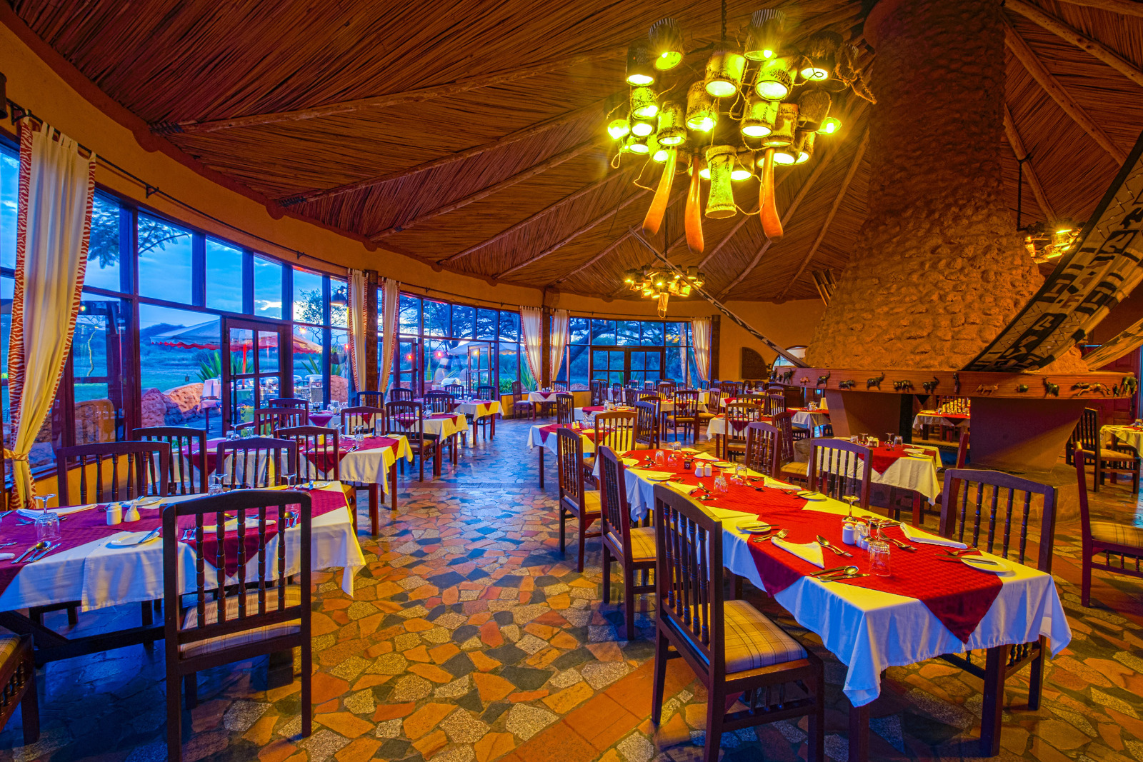 Amboseli Sopa Lodge - Restaurant