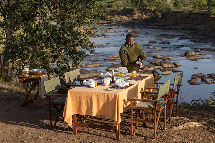 Elephant Pepper Camp - Bush breakfast