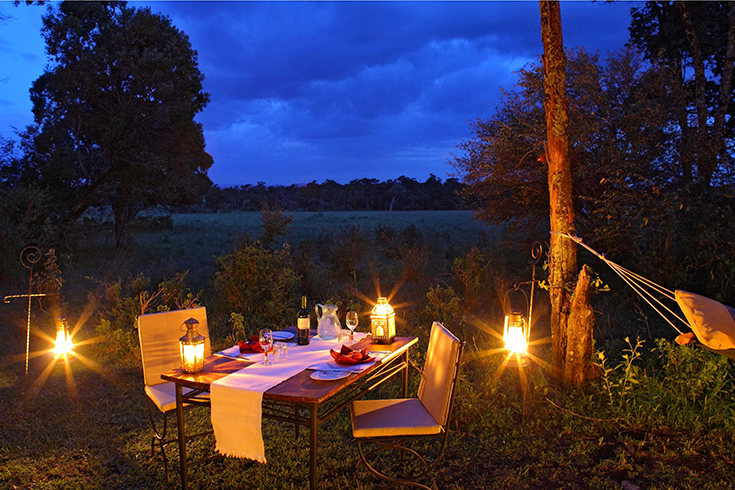 Elephant Pepper Camp - private dinner