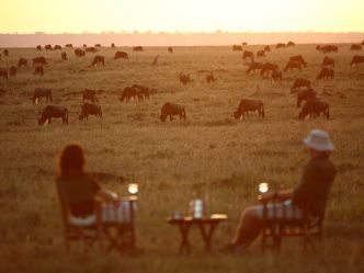 Elephant Pepper Camp - Sundowner in der Masai Mara Elephant Pepper Camp - Sundowner in der Masai Mara