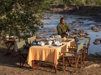 Elephant Pepper Camp - Bush breakfast Elephant Pepper Camp - Bush breakfast