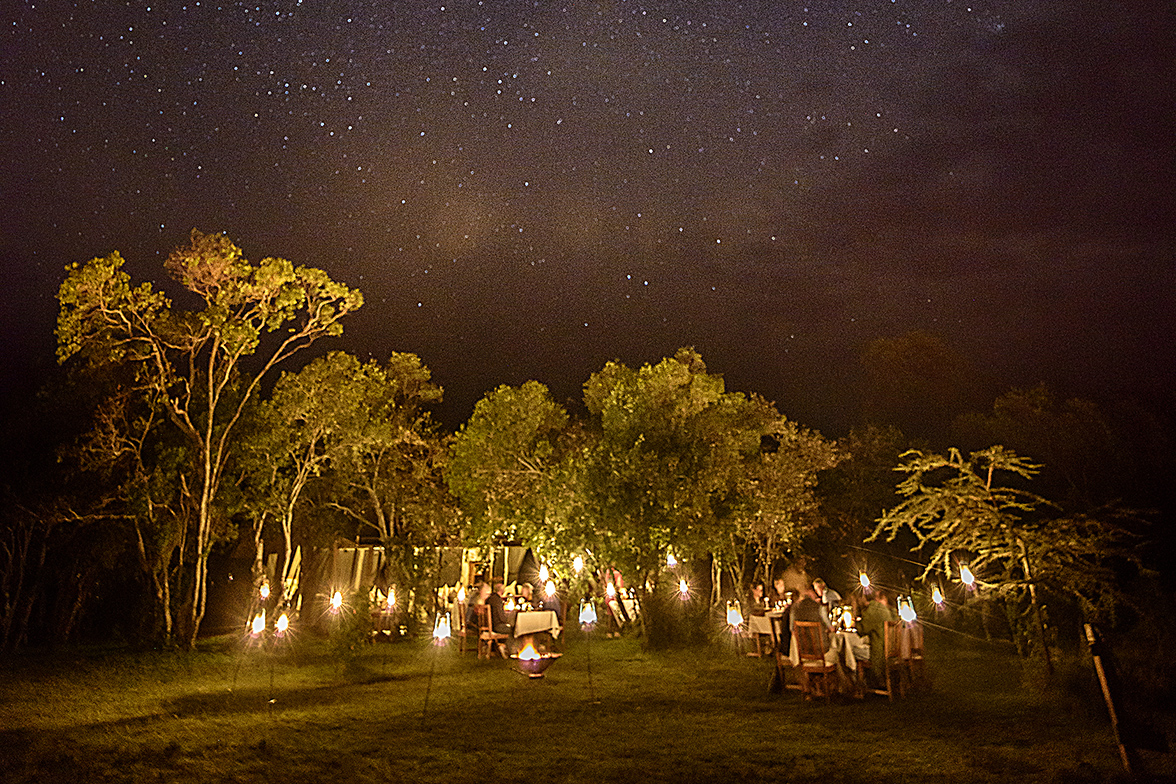 Encounter Mara Camp - Bush Dinner