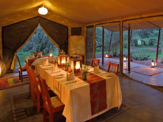 Encounter Mara Camp - Dinner Encounter Mara Camp - Dinner