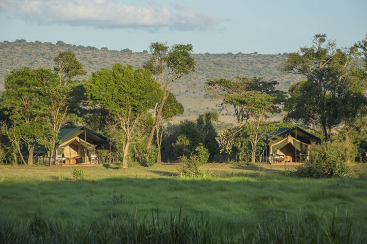 Little Govenors' Camp - Zelte