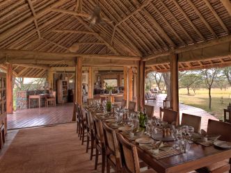 Naboisho Camp - Speisezelt Naboisho Camp - Speisezelt