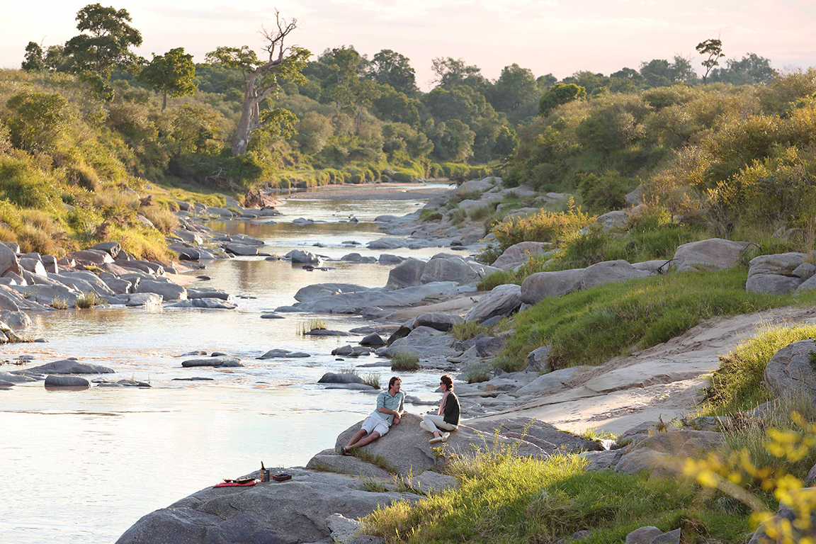 Rekero Camp - Aussicht auf den Talek River
