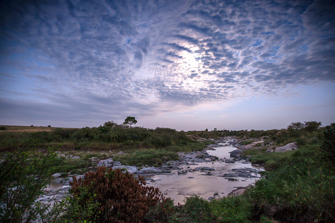 Rekero Camp - Aussicht auf den Talek River