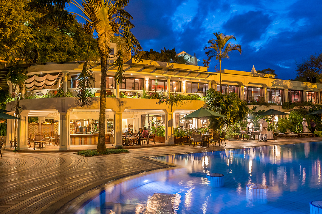Serena Nairobi Hotel - Pool Terrasse