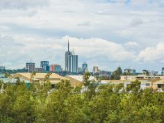 Tamarind Tree Hotel - Sicht auf Nairobi