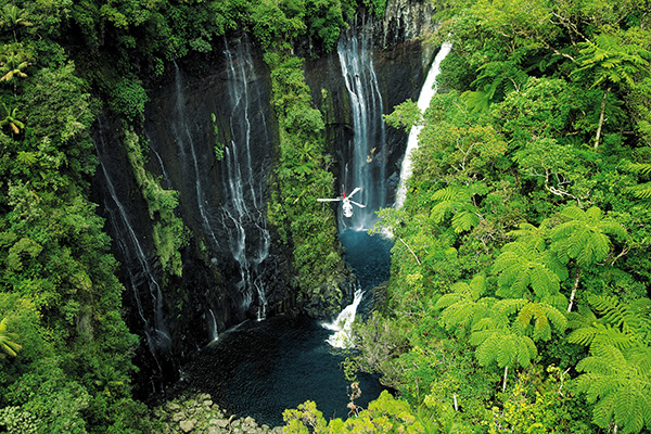 La Réunion - Takamaka Wasserfall