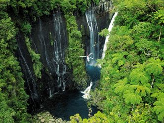 La Réunion - Takamaka Wasserfall La Réunion - Takamaka Wasserfall