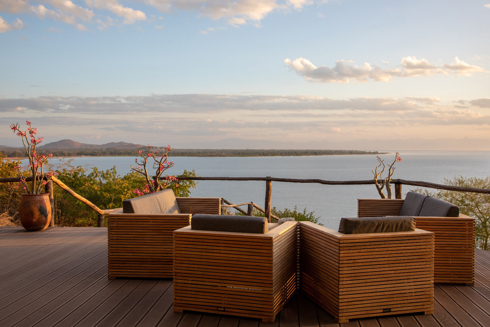 Pumulani Lodge - Restaurant Terrasse