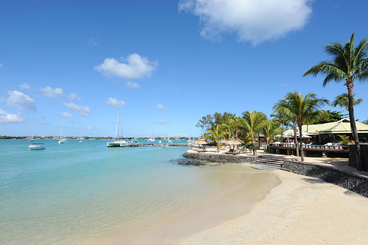 Strand beim Veranda Grand Baie